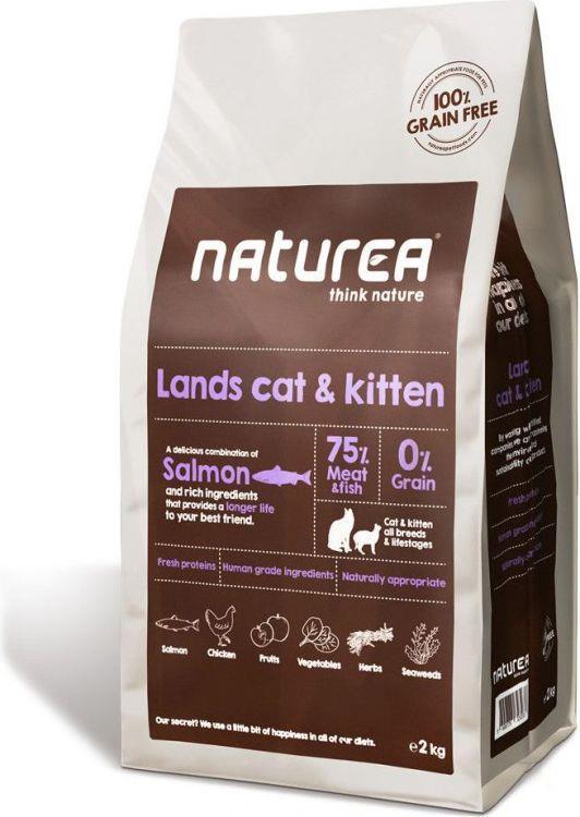 Naturea Lands & Kitten 2 кг