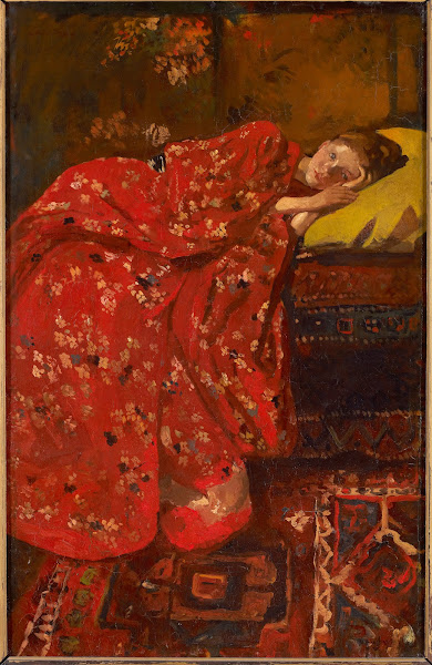 Девушка в красном кимоно (Geesje Kwak), гр